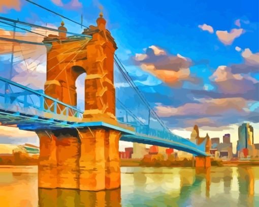 John A Roebling Bridge Art Diamond Painting