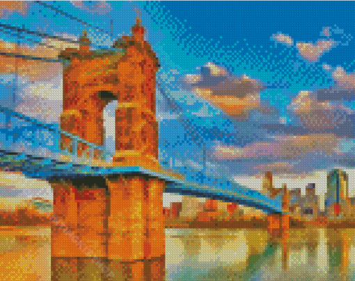 John A Roebling Bridge Art Diamond Painting