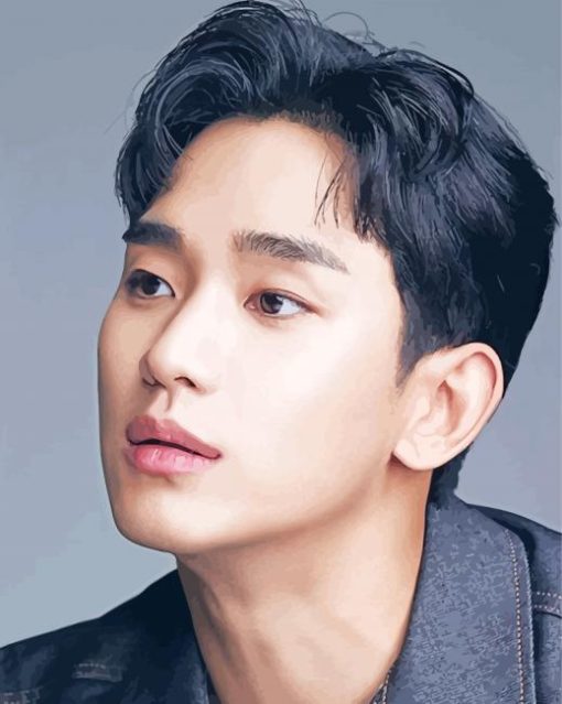 Kim Soo Hyun Actor Diamond Painting