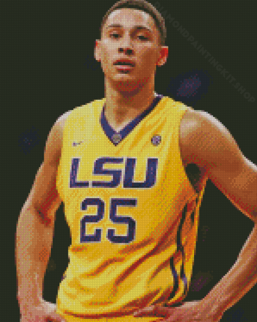 LSU Ben Simmons Player Diamond Painting