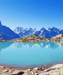 Lac Blanc Chamonix Diamond Painting