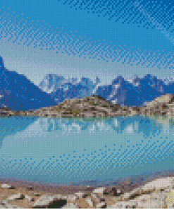 Lac Blanc Chamonix Diamond Painting