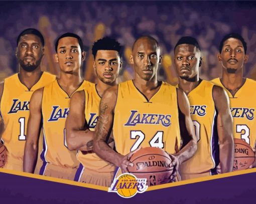 Lakers Players Legends Diamond Painting