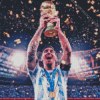 Lionel Messi Argentina World Cup Diamond Painting