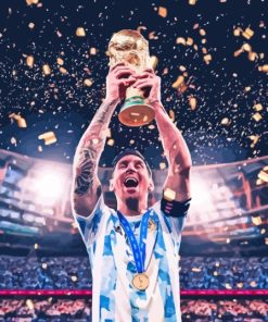 Lionel Messi Argentina World Cup Diamond Painting