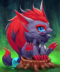 Little Zoroark Pokemon Diamond Painting