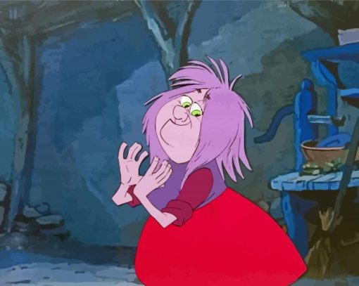 Madam Mim Disney Old Witch Diamond Painting