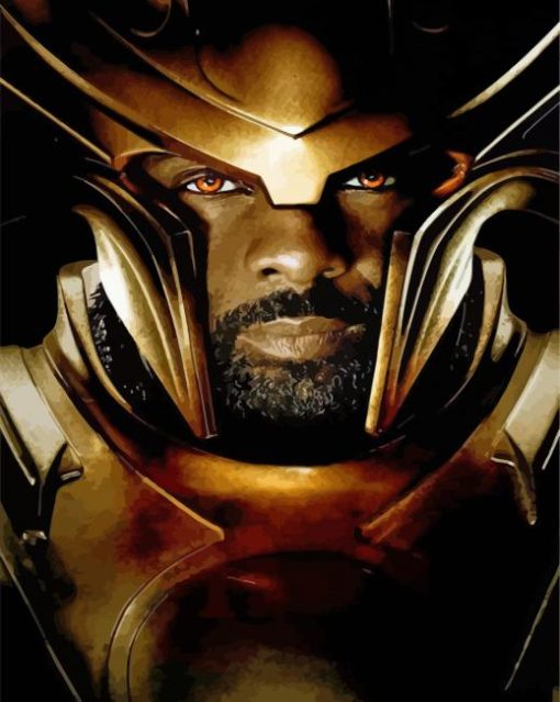 Marvel Heimdall Idris Elba Diamond Painting