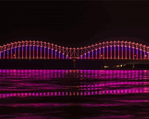 Memphis Hernando De Soto Bridge Diamond Painting