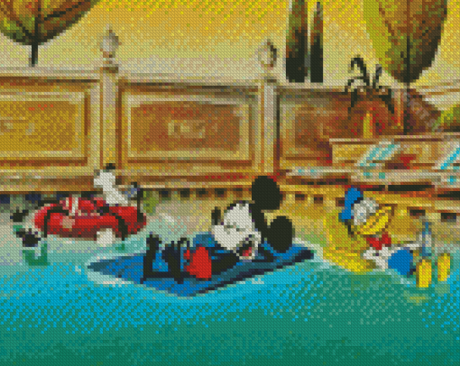 Mickey Donald Goofy Diamond Painting