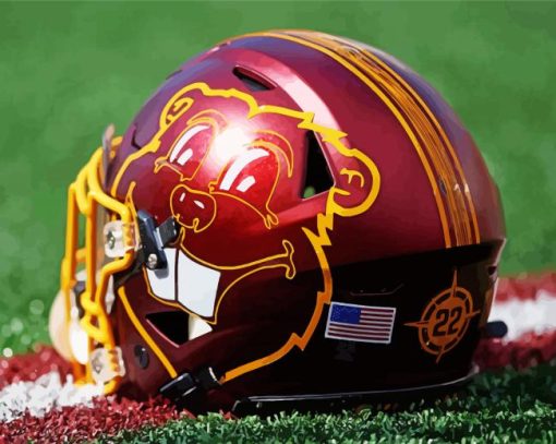 Minnesota Golden Gophers Helmet Diamond Painting