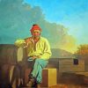 Mississippi Boatman by George Caleb Bingham Diamond Painting