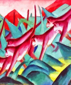 Monkey Frieze By Franz Marc Diamond Painting