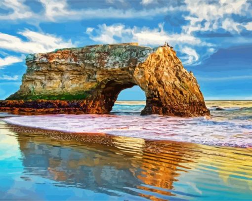 Natural Bridges Monterey Bay Diamond Painting