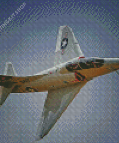 Navy Douglas A4 Skyhawk In Flight Diamond Painting