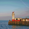 Newlyn England Lighthouse Diamond Painting