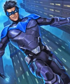 Nightwing Hero Diamond Painting