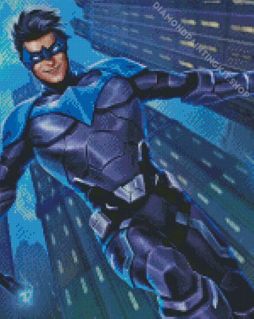 Nightwing Hero Diamond Painting