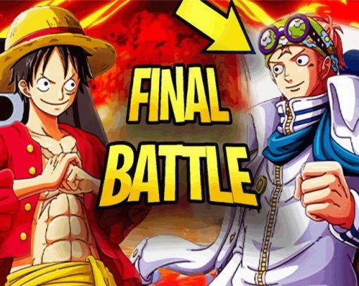 One Piece Final Battle Koby And Luffy Diamond Painting