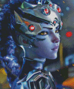 Overwatch Game Character Widowmaker Diamond Painting