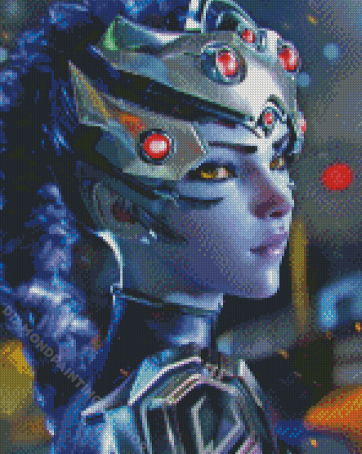 Overwatch Game Character Widowmaker Diamond Painting