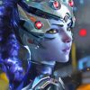 Overwatch Game Character Widowmaker Diamond Painting