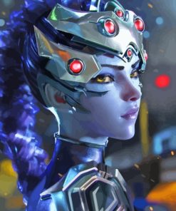 Overwatch Game Character Widowmaker Diamond Painting