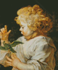 Peter Paul Rubens Boy With Bird Diamond Painting