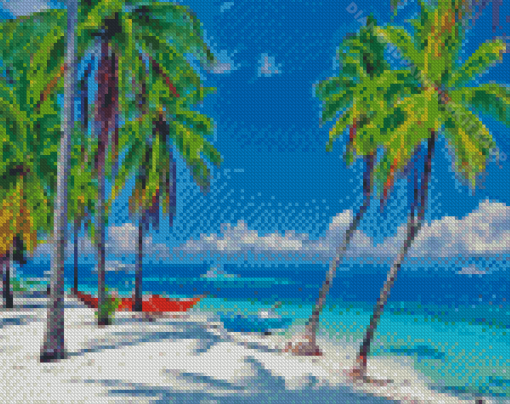 Philippines Cebu Beach Diamond Painting