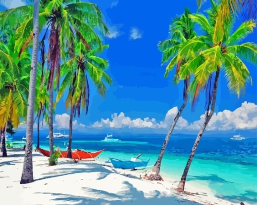 Philippines Cebu Beach Diamond Painting