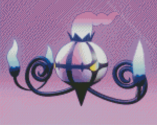 Pokemon Chandelure Diamond Painting