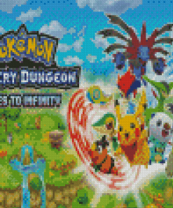 Pokemon Mystery Dungeon Game Diamond Painting