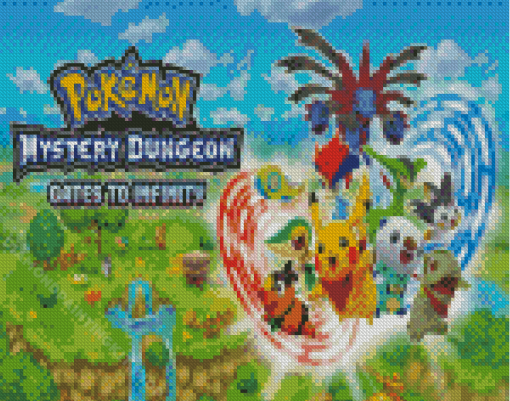 Pokemon Mystery Dungeon Game Diamond Painting