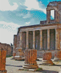 Pompeii Ancient Italian City Diamond Painting