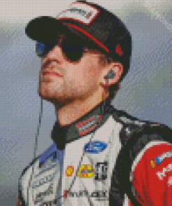 Race Car Driver Ryan Blaney Diamond Painting