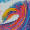 Rainbow Wave Diamond Painting