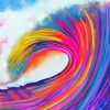 Rainbow Wave Diamond Painting