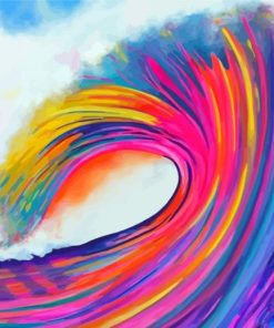 Rainbow Wave Diamond Painting