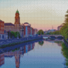 River Liffey Dublin Republic Of Ireland Diamond Painting