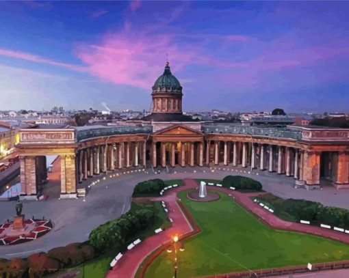 Russia Kazan Cathedral Diamond Painting