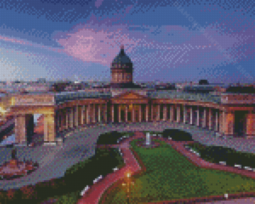 Russia Kazan Cathedral Diamond Painting