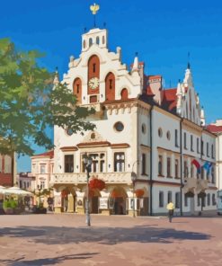 Rzeszow Ancient Town Hall Diamond Painting