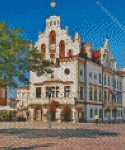 Rzeszow Ancient Town Hall Diamond Painting