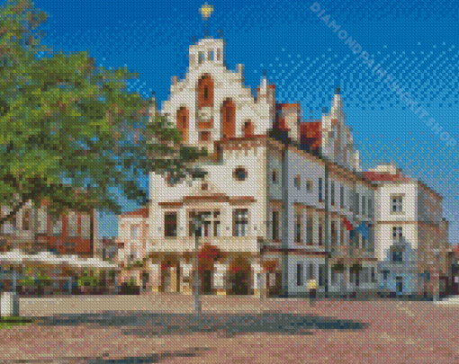 Rzeszow Ancient Town Hall Diamond Painting