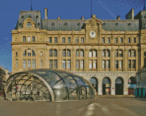 Saint Lazare Station Diamond Painting