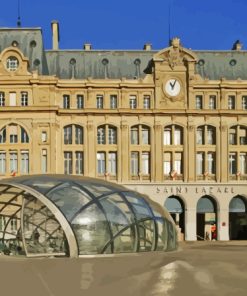 Saint Lazare Station Diamond Painting