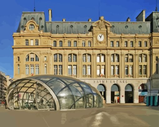 Saint Lazare Station Diamond Painting