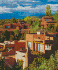 Santa Fe Houses Diamond Painting