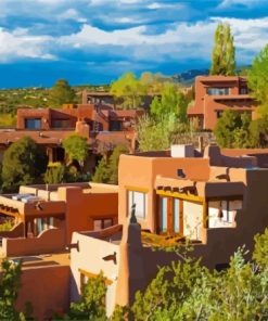 Santa Fe Houses Diamond Painting