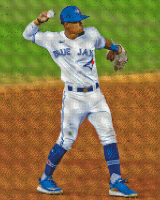 Santiago Espinal Toronto Blue Jays Diamond Painting